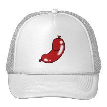 Saucisse mignonne casquette