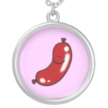 Saucisse mignonne pendentifs