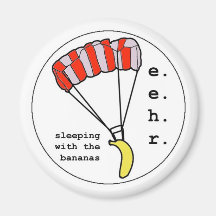 Saut de parachute de banane magnets