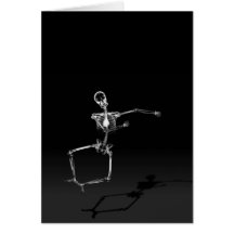SAUT SQUELETTIQUE B&W DE JOIE DE RAYON X CARTES