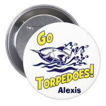 Sautent le bouton d'Alexis de torpilles Badge