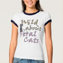 Sauvage au sujet des chats sauvages - chat sauvage t-shirts