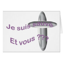 Sauvé de suis de Je.  Et vous ? ? ? Carte De Vœux