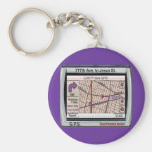 Sauveur personnel de Dieu de GPS Porte-clef