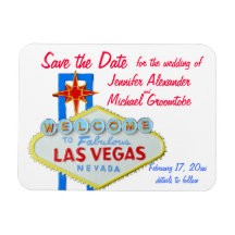 Sauvez épouser de Las Vegas de date Magnets En Vinyle