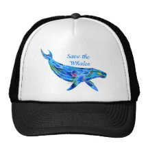 Sauvez la baleine de bosse casquettes