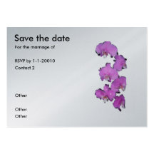 Sauvez la carte de date modèles de cartes de visite