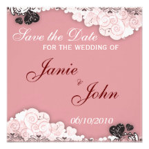 Sauvez la carte de date carton d'invitation