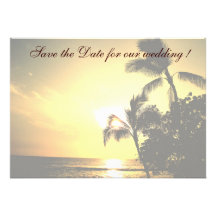 Sauvez la plage Shoreline de date Invitation