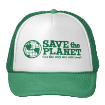 sauvez la planète - elle est la seule avec de la b casquettes de camionneur