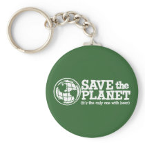 sauvez la planète - elle est la seule avec de la b porte-clés