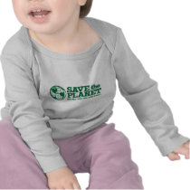 sauvez la planète - elle est la seule avec de la b t-shirts
