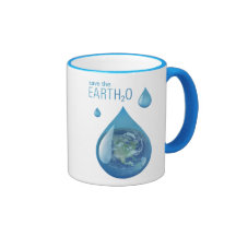 Sauvez la tasse de planète de l'eau