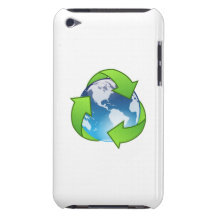 Sauvez la terre et la réutilisez coque barely there iPod
