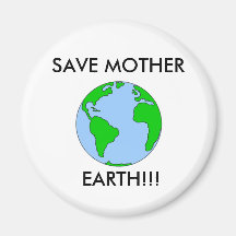 Sauvez la Terre ! ! Magnets Pour Réfrigérateur