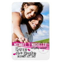 Sauvez l'aimant de modèle de date magnets