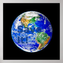 Sauvez-le ! - Affiche de conscience de l'environne