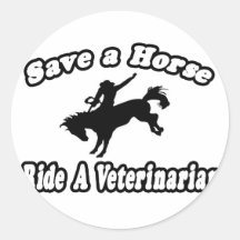 Sauvez le cheval, vétérinaire de tour autocollants