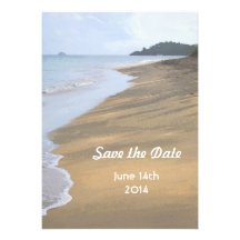Sauvez le mariage de destination de plage abandonn faire-parts