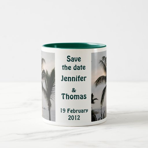 Sauvez le palmier de date tasse à café