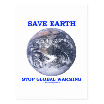 Sauvez le réchauffement climatique d'arrêt de la t cartes postales