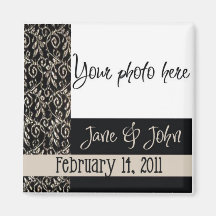Sauvez le style trois de date magnets
