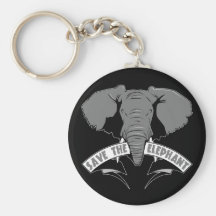 Sauvez l'éléphant porte-clefs