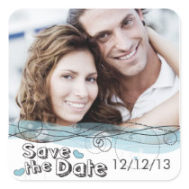 Sauvez les autocollants de date autocollants