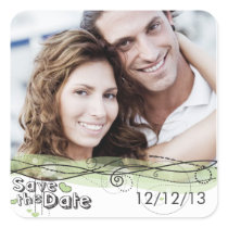 Sauvez les autocollants de date autocollants