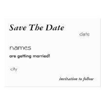 Sauvez les cartes de date cartes de visite personnelles