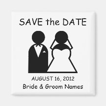 Sauvez les couples Clipart de mariage d'aimant de 