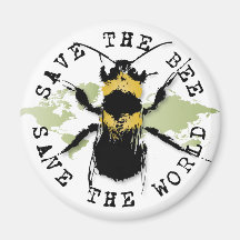 Sauvez les économies d'abeille… le monde ! Aimant 