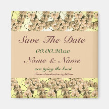 Sauvez les invitations d'aimant de date - personna
