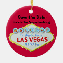 Sauvez les mariages de Vegas de date Ornements
