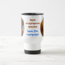 Sauvez les orangs-outans d'économies de ~ de faune mugs à café