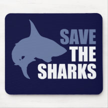 Sauvez les requins, sauvez les ailerons tapis de souris