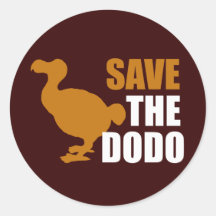 Sauvez l'oiseau de dronte ! adhésifs