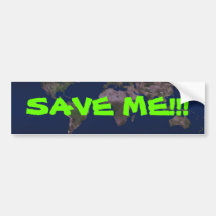 SAUVEZ-MOI ! ! ! AUTOCOLLANT POUR VOITURE