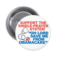 SAUVEZ-MOI des boutons d'OBAMACARE Badge Avec Épingle