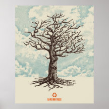 Sauvez nos arbres affiche