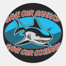 Sauvez nos requins adhésif