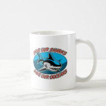 Sauvez nos requins mug à café