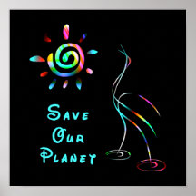 Sauvez notre affiche de planète