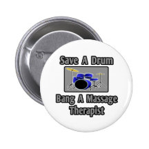 Sauvez un coup de tambour… un thérapeute de massag badges