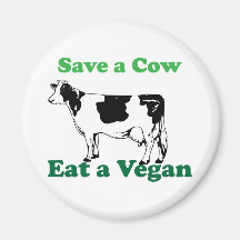 Sauvez une vache aimants pour réfrigérateur