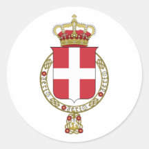 savoia du fam AIE, Italie Autocollant Rond
