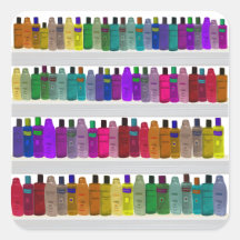 Savonnez l'arc-en-ciel de bouteille - pour les sal autocollants