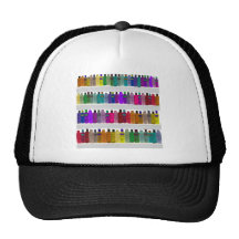 Savonnez l'arc-en-ciel de bouteille - pour les sal casquette