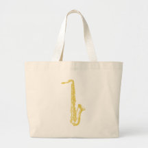 Saxo en laiton sac