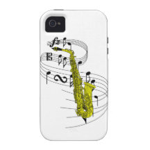 Saxophone Coque iPhone 4